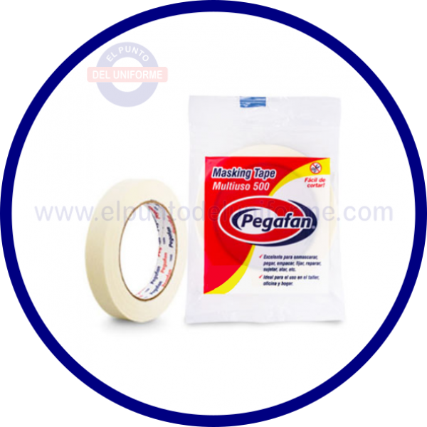 CINTA DE ENMASCARAR 1/2 X 25 YDS
