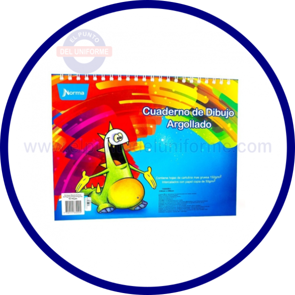 CUADERNO DE DIBUJO ARGOLLADO