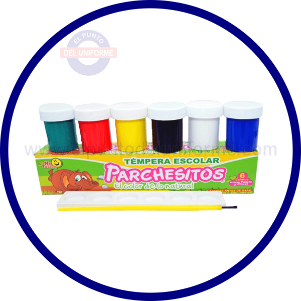 CAJA DE TEMPERA PARCHESITOS