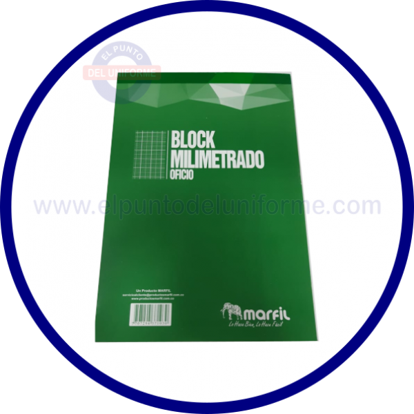 BLOCK MILIMETRADO MARFIL